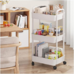 3-Tier Metal Rolling Utility Cart