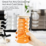 Ripple Glass with Straw - Image 3